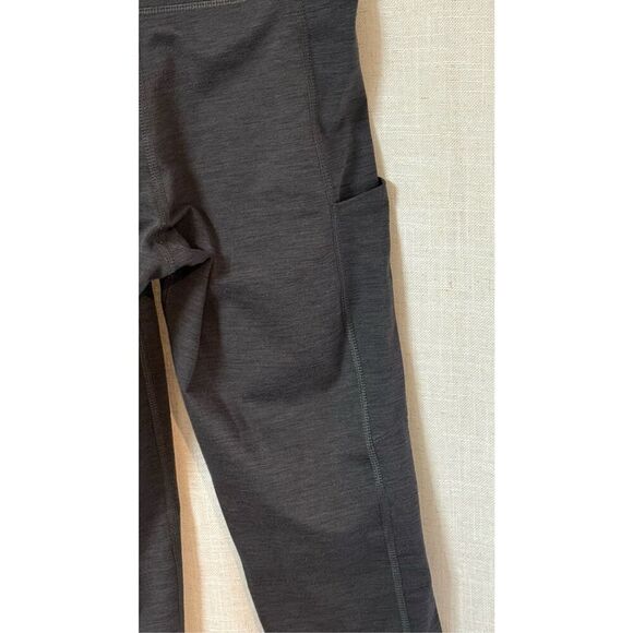 American Eagle Outfitters Leggings Women Small Black High-Waisted Tights Pockets - Picture 4 of 12
